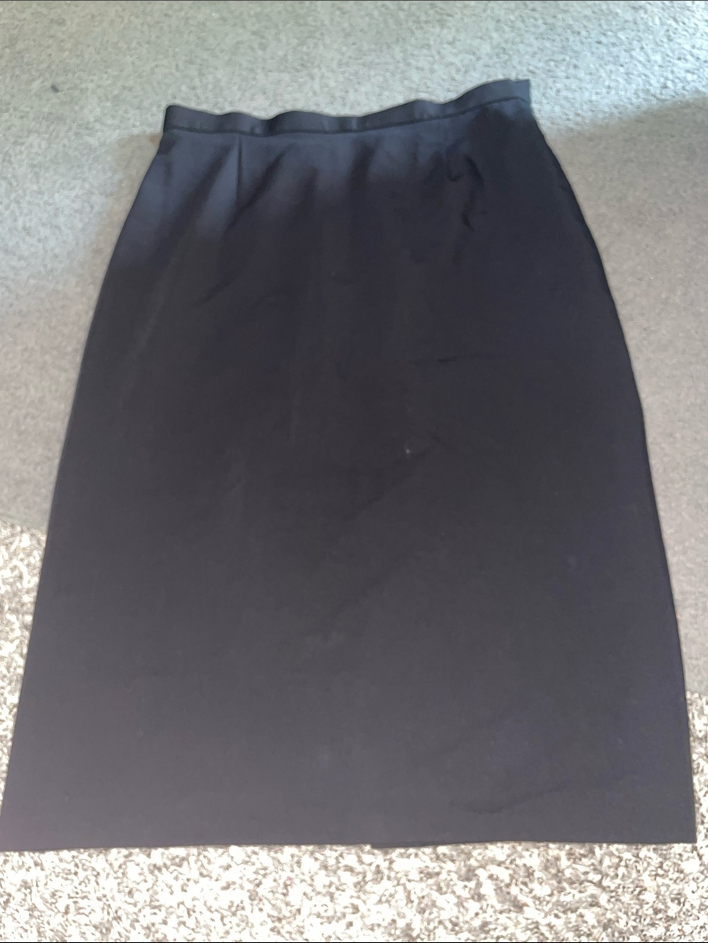 Dialogue Black Pencil Skirt - Sleek Tailored Silhouette